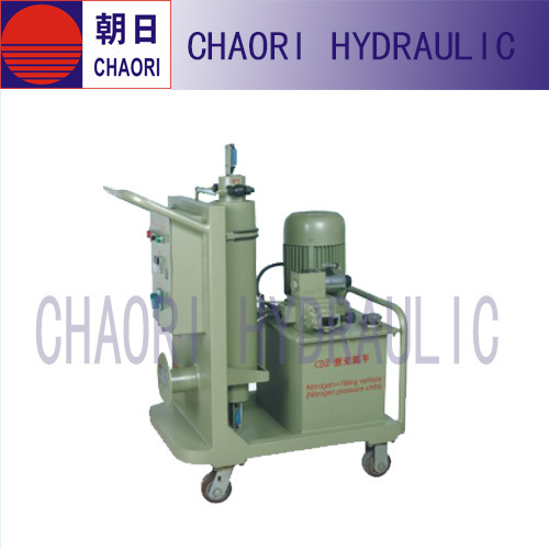 nitrogen charging cart fot accumulator