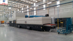 Continuous Bending Glass Tempering Furnace for Car Side window glass