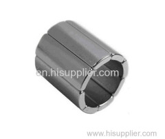 arc shape neodimium magnet for wind turbines generator