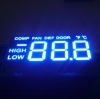 Customized Blue 0.5&quot; triple digit led display for refrigerator control