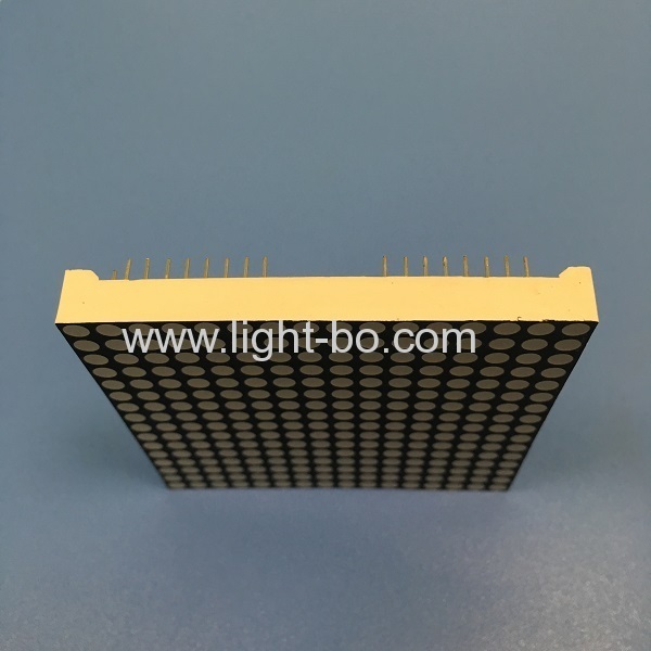 Ultra bright red row anode column cathode 3mm 16*16 dot matrix led display for moving signs