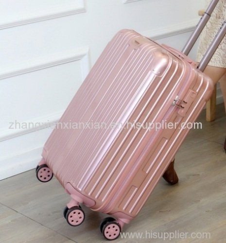 silver golden rod box carton suitcase suitcase cipher box custom boarding box 22 inch