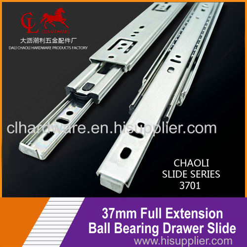 37mm Full extension drawer slide