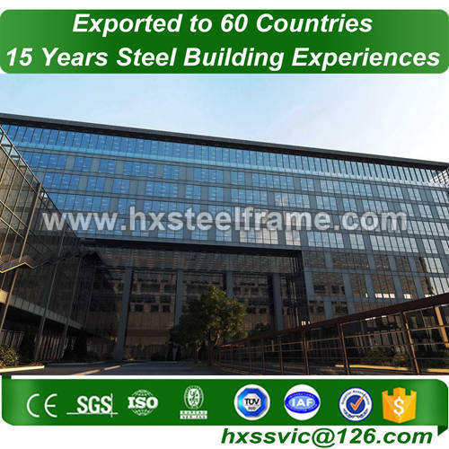 dynamic steel frame formed steel building shop SGS certified export to Spain