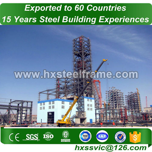 pre fab structure and construction steel frame GB material welded expertly cut