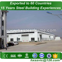 logistics warehouse made of steel structure welding outdoor export to Mongolia