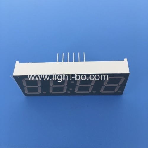 Super red 0.56  4 digit 7 segment led clock display common cathode for industrial control