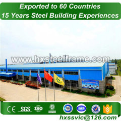 steel frame light formed long span building heavy-duty provide to Khartoum