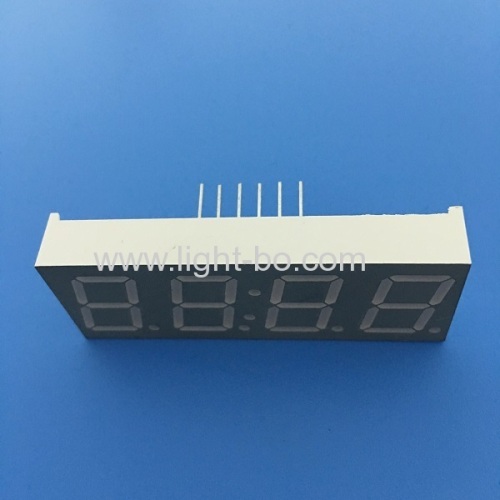 Ultra red 0.56  4 digit 7 segment led clock display common anode for Instrument Panel