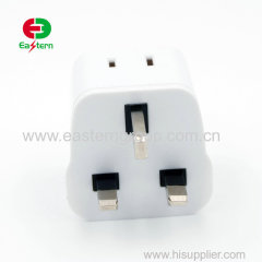 Hot Sale Powerful universal Euro/USA to uk plug adaptor travel adapter