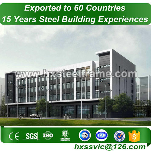 residential steel buildings made of Welded H Steel long-span to Managua market