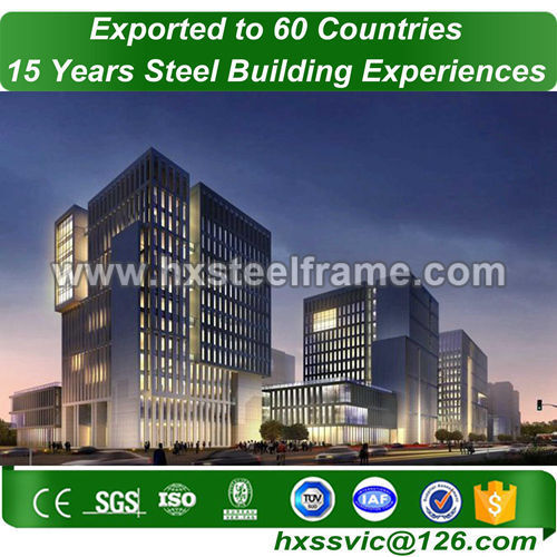 steel frame commercial buildings by light gauge metal framing sale to Laos