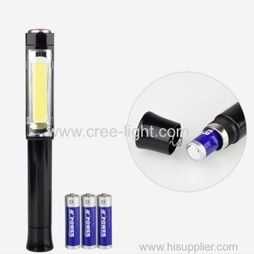 outdoor maintenance working lights with magnet COB pen flashlight