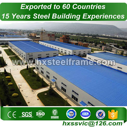 tubular steel columns formed peb steel buildings with ASTM export to Khartoum