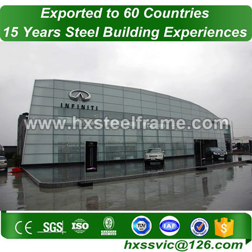 lightweight steel frame and prefabricated steel structures OEM customized