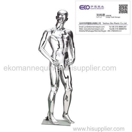 EKO Chrome Sliver Or Gold Male Eco-friendly PP Mannequin