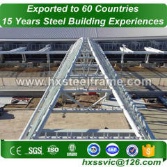 space frame span building made of offshore structural steel of factory price