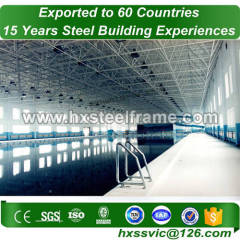 steel space frame building made of steel lattice structure of suitable price