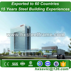 steel buildings made of steel lattice structure ISO9001 provide to Indonesia