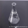 5~2000ml Clear Quartz Erlenmeyer Flask Triangular flask for lab Quartz round bottom flask with single neck