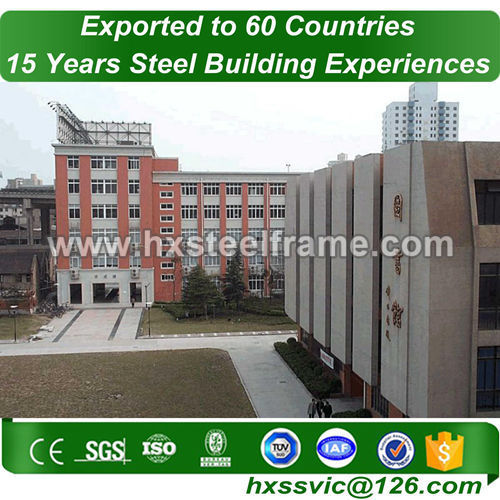 school prefabs building and steel school buildings pre-made export to Europe