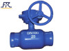 Worm Fully welded ball valve