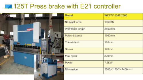 High Precision NC Plate Press Brake