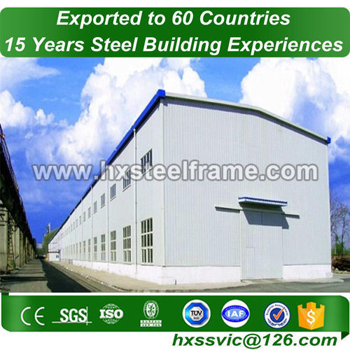 agri buildings made of steel tube structure OEM customized export to India