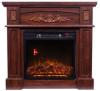 MDF mantle Fireplace with paper veneer