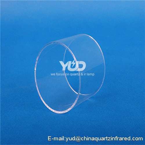 YUANDA heat resistence fused quartz glass tube