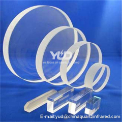 optical quartz glass UV transmittance round square quartz sheet
