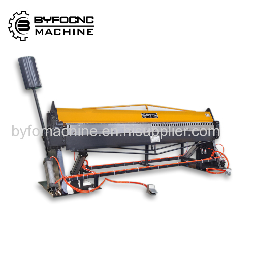 Byfo Pneumatic folding machine Small HVAC steel plate bending machine 