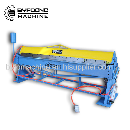 Byfo Pneumatic folding machine Small HVAC steel plate bending machine 