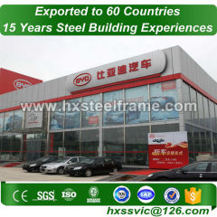 steel truss buildings and pre engineered steel building hot-galvanized