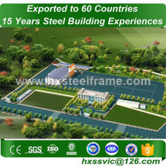 steel building systems and pre engineered steel building with ISO sale to Oslo