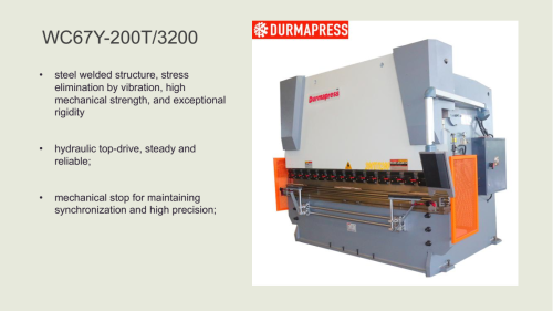 China real manufacturer of small cnc press brake