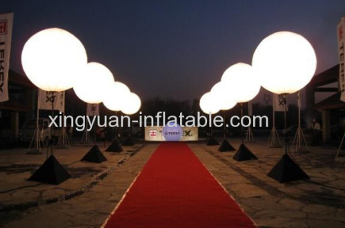 Advertising led inflatable stand balloon