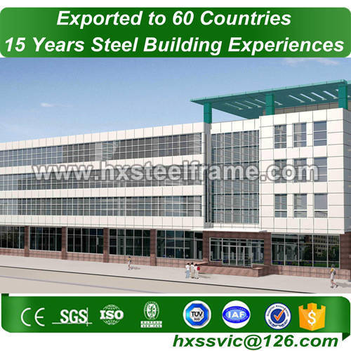 modern steel buildings made of Primary steel easy to assembly expertly erected