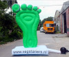 Giant inflatable foot for advertising