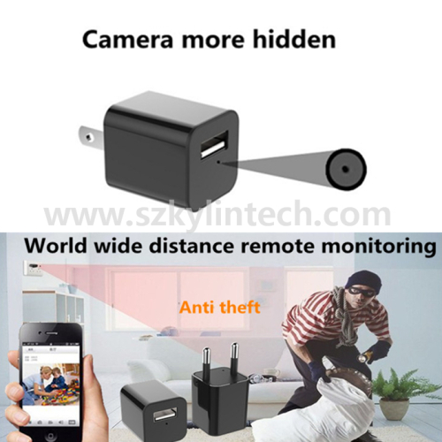 1080P wall charger wifi hidden camera