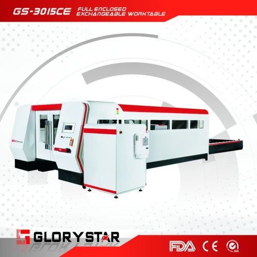 Exchange Workbench fiber laser cutting machine 3000w