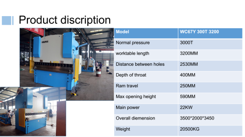 high level cnc hydraulic sheet metal press brake