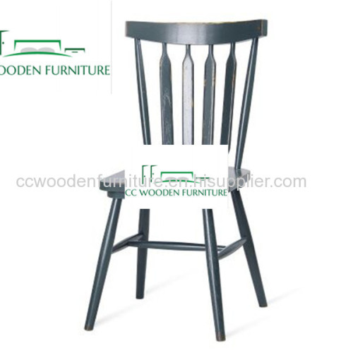 Nordic wood backrest chair American chair Windsor chair for dining room patio furniture