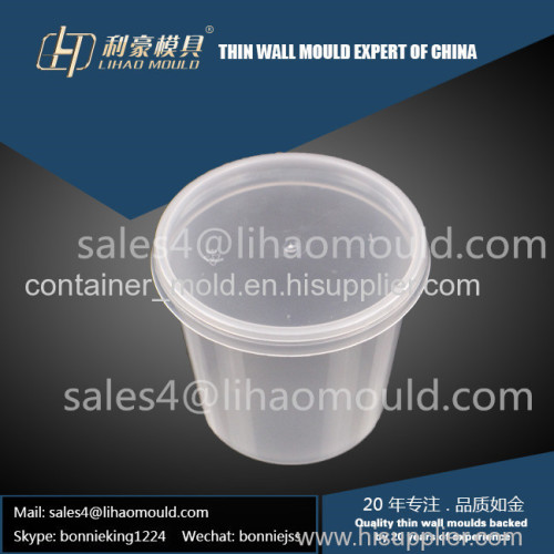 disposable thin wall round container mould technical supporter