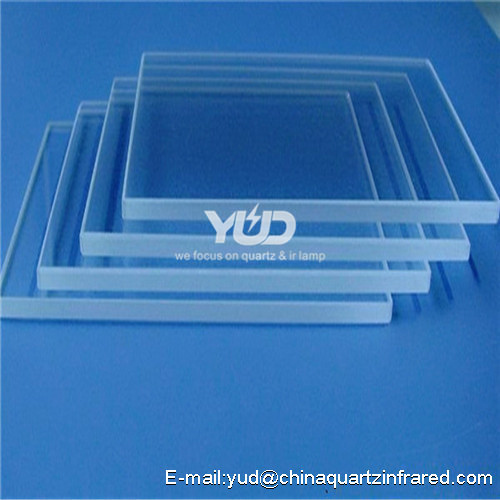 The Jiangsu quartz glass processing precision High quality Clear Fused Silica quartz glass sheet Quartz Glass plate