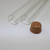 Quartz Test Tube with Glass Stopper borosilicate glass test tube with cork stopper without rim
