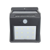 12LED button switch PIR motion sensor solar garden wall lamp