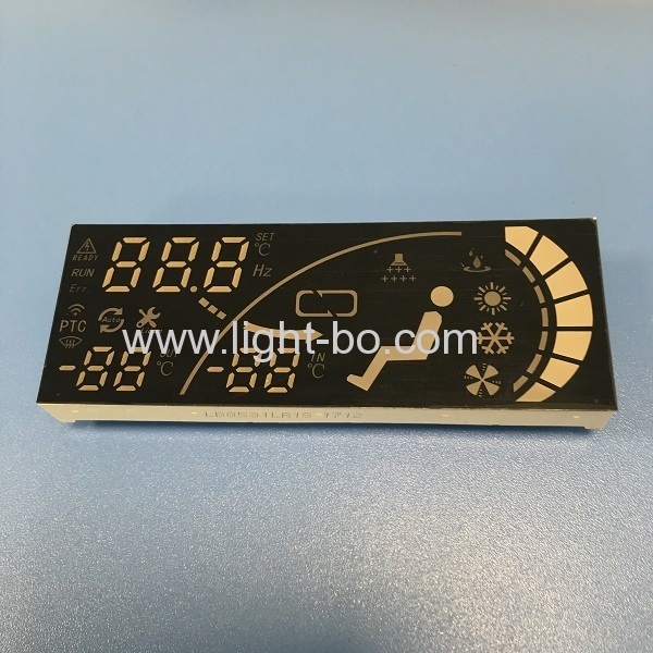 Custom design Super bright red 7 segment led display module for Automobile Instrument Panel