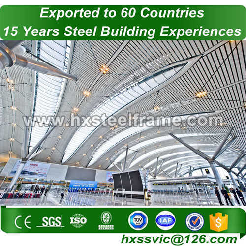 carbon structural steel formed steel building frame professional sale to Cuba