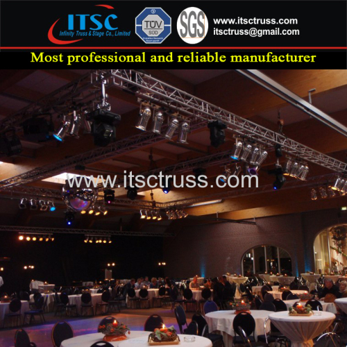 Indoor Stage Lighting Truss Rigging Project for Multipurpose Truss Solution